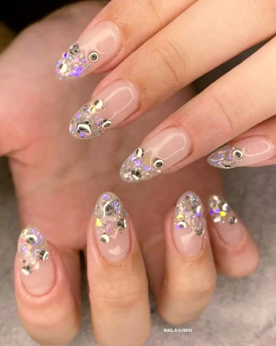 ネイル シンプルネイル 3dパーツ/流行り 👧shushu❤️のネイルデザイン