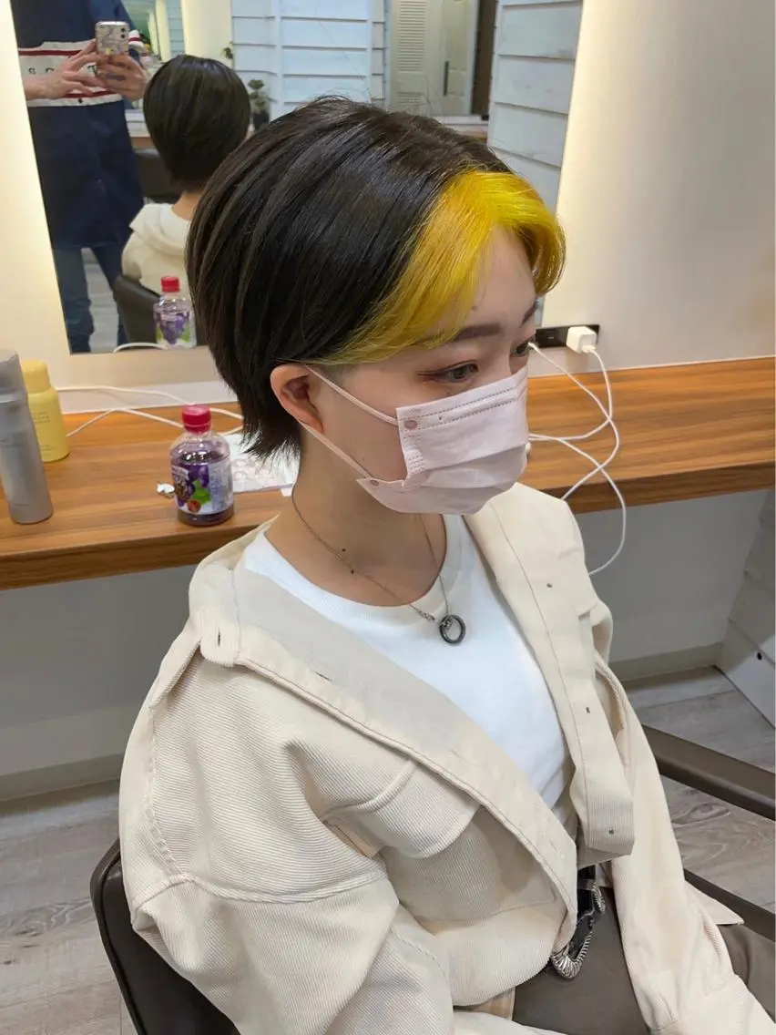 カラー ヘアカラー 下島 優人のヘアスタイル