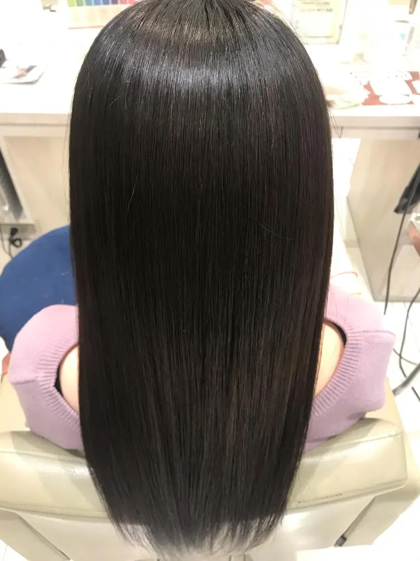 ロング くせ毛 縮毛矯正 トリートメント トリートメント 🎗美髪艶髪🫧髪質 改善特化🥇菊地のヘアスタイル