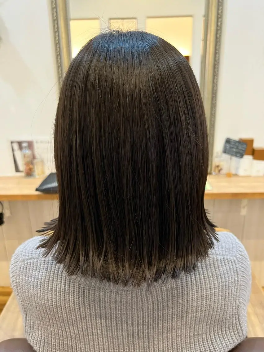 ミディアム 🐰ハイトーンカラー 畠山 渡🐰のヘアスタイル