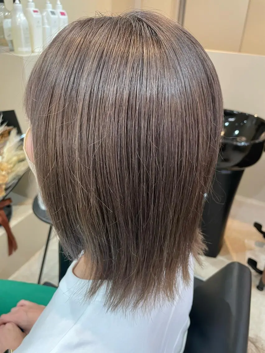 ショート カラー ブリーチ トリートメント hair salon mokuri〜木音〜のヘアスタイル