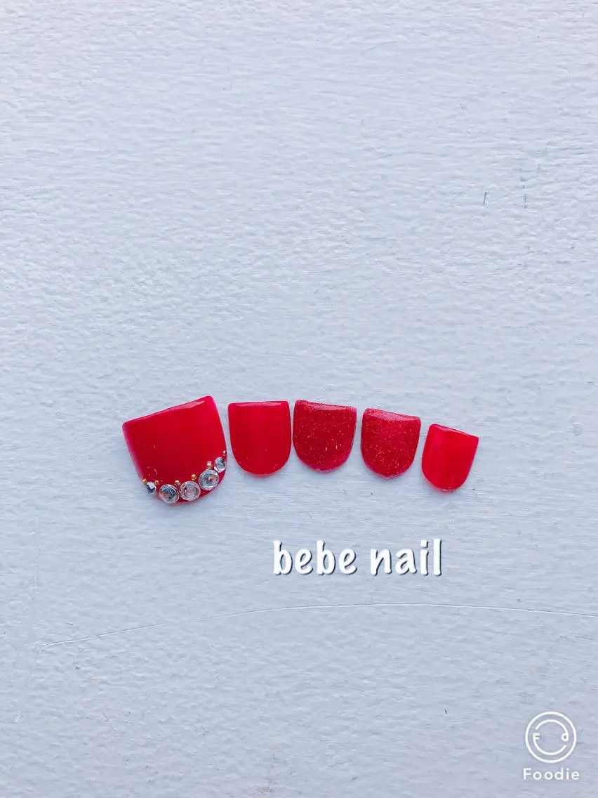 ネイル アートネイル フットネイル ジェルネイル パラジェル ストーンネイル Ann nailのネイルデザイン
