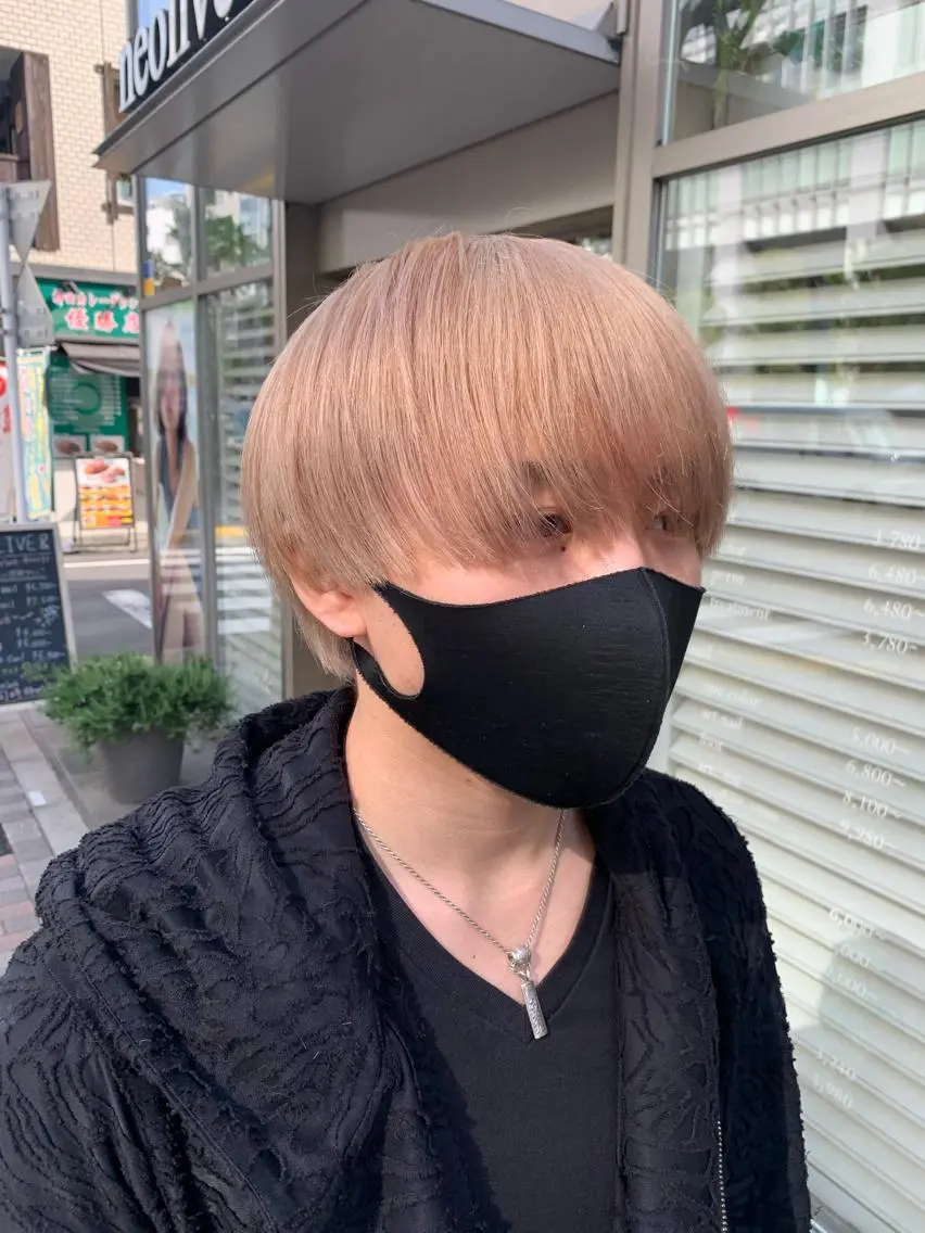 ショート メンズ メンズブリーチ メンズハイトーン 🌿パーマ大好評 メンズ特化🌿ワタルのヘアスタイル