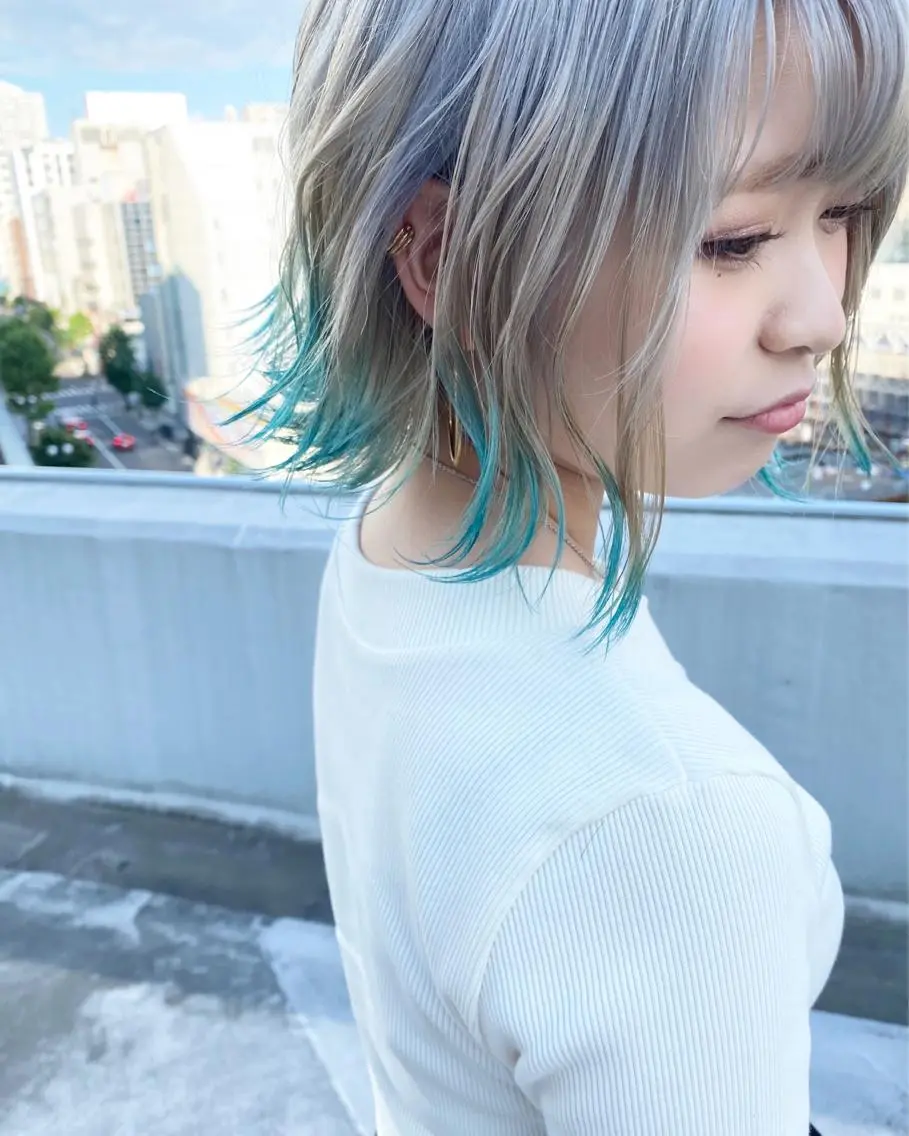 ショート ヘアカラー トリートメント インナーカラー🦔 🐾KEISUKEのヘアスタイル