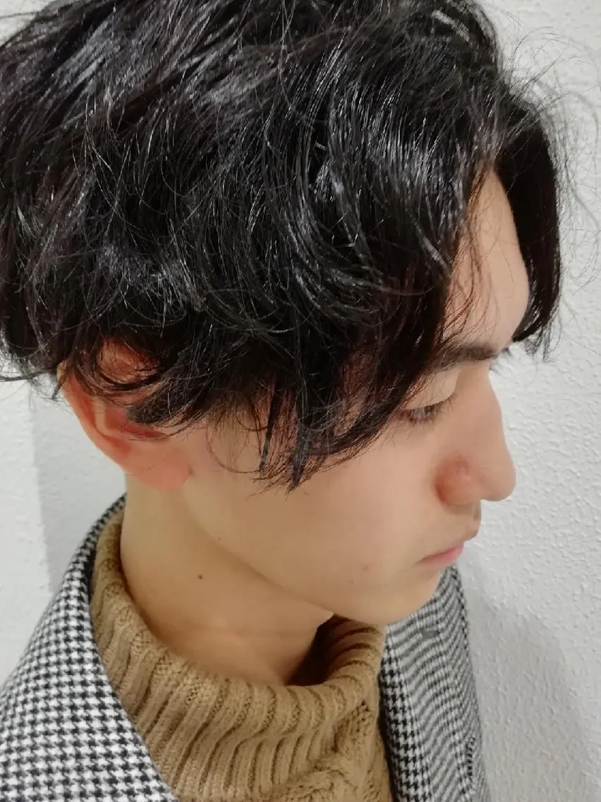 メンズ パーマ Ash 店長 木村 和人のヘアスタイル