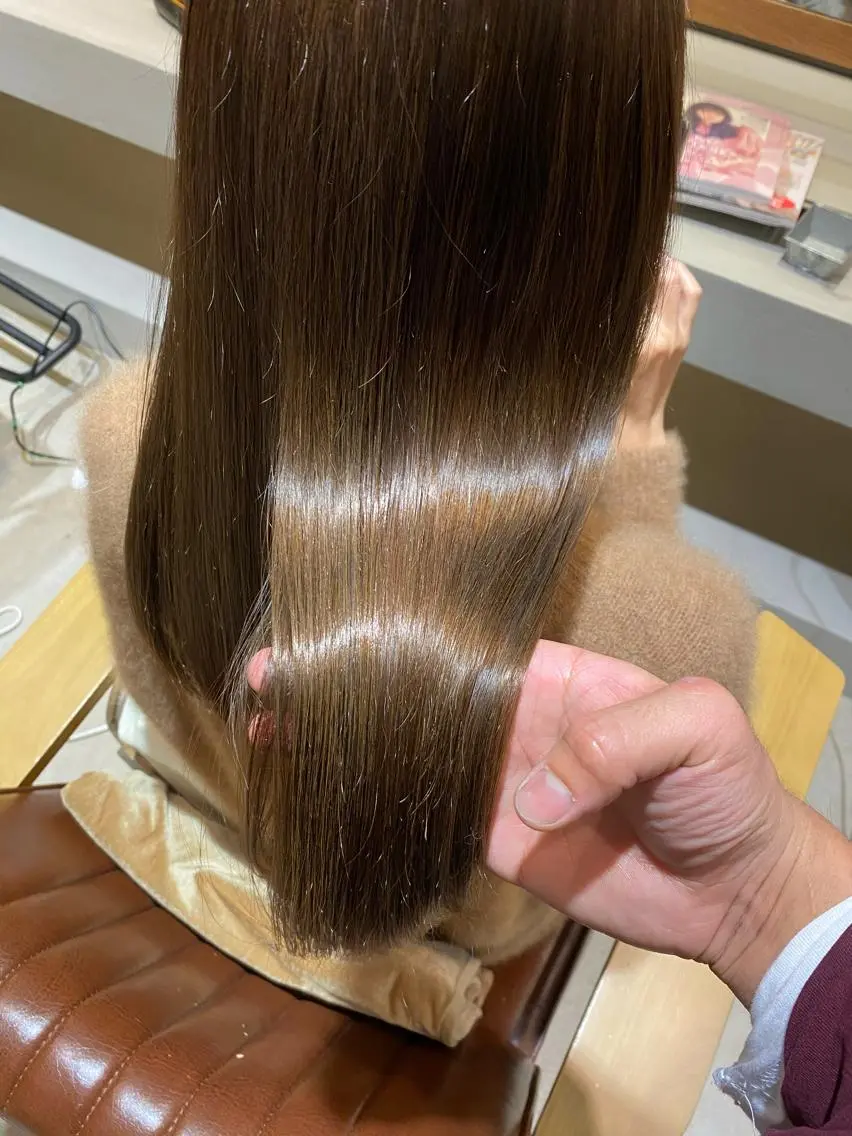 セミロング カラー ヘアアレンジ ネイル マツエク・マツパ 夜23時まで予約🉑 reverieあきらのヘアスタイル