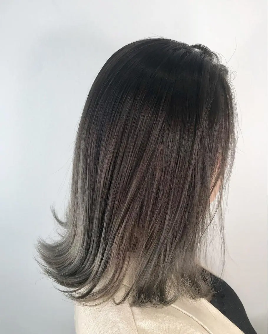 ミディアム カラー グラデーションカラー 大橋 輝久のヘアスタイル