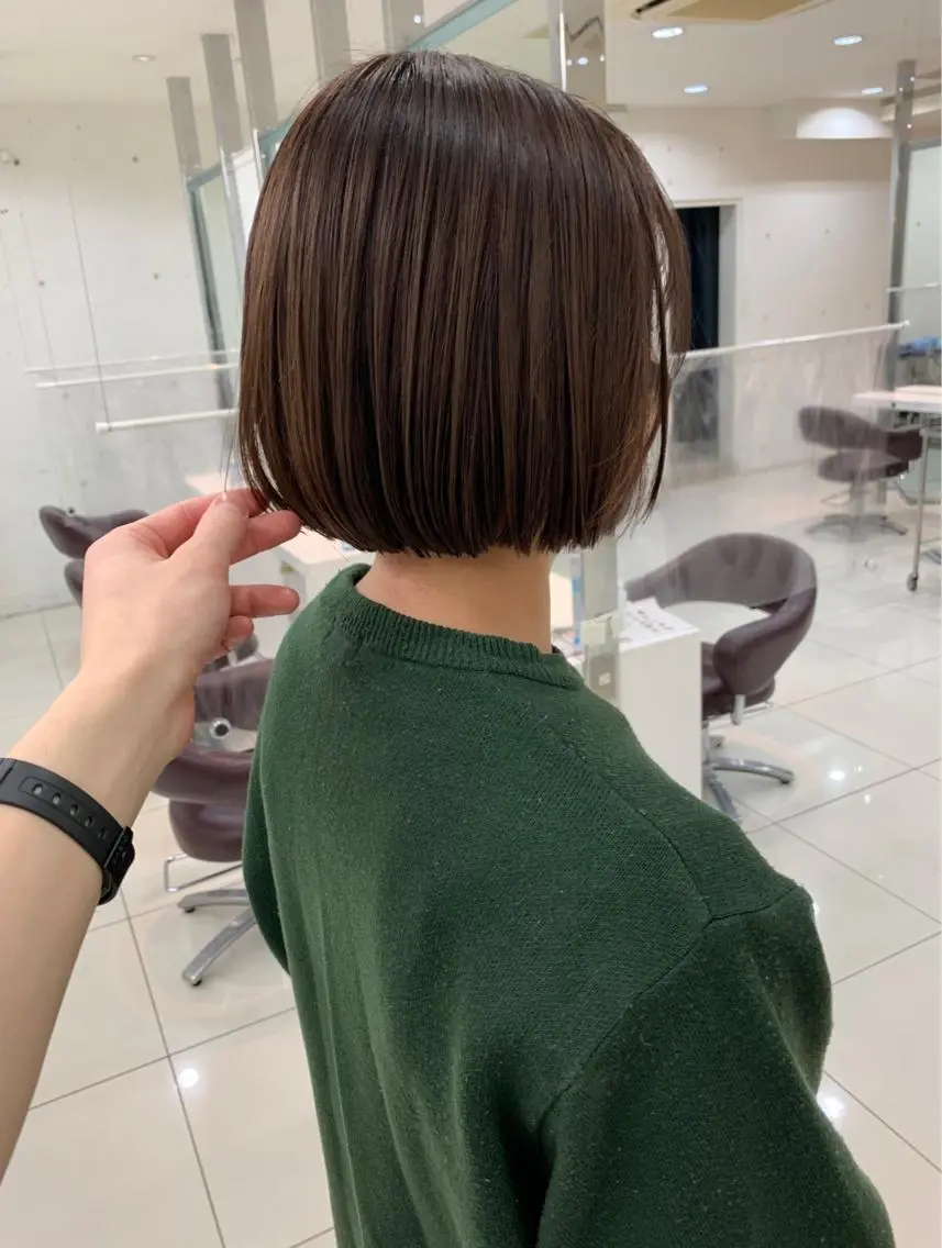 ショート カラー パーマ ヘアアレンジ ボブ 似合わせパーマ/ kazuのヘアスタイル