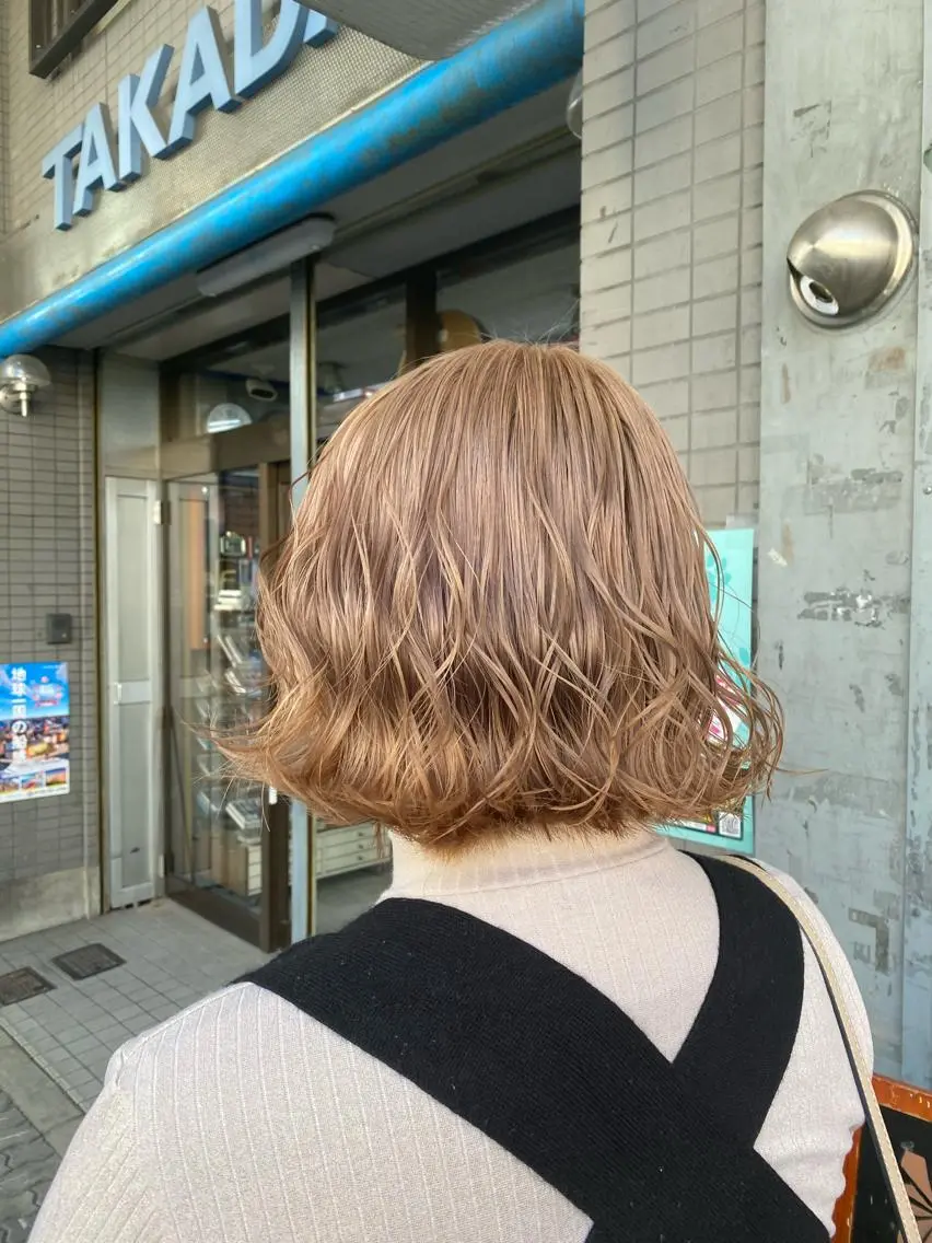 ショート ヘアカラー ゆぴ☾‪/推しカラー /ハイトーンのヘアスタイル