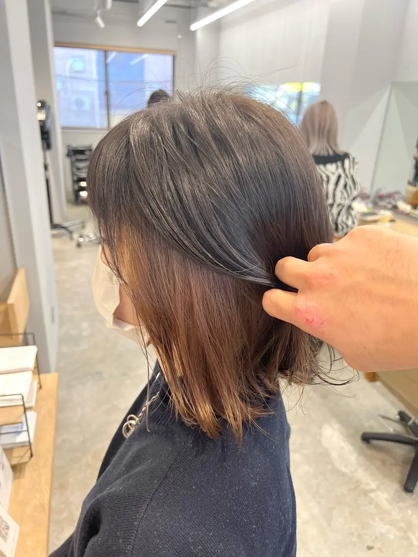ミディアム カラー ベージュカラー 代表　YUKI ☆のヘアスタイル