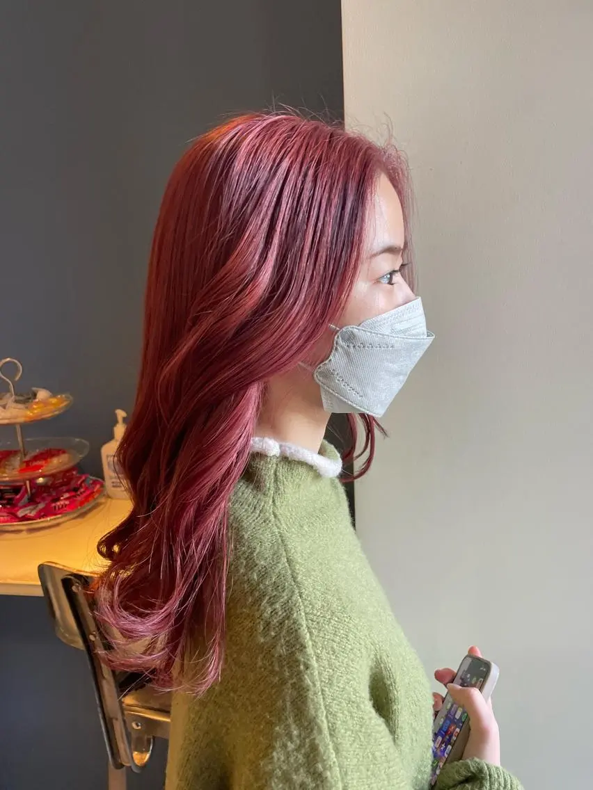カラー ヘアカラー トリートメント 🫧透明感カラー🫧 Anjuのヘアスタイル