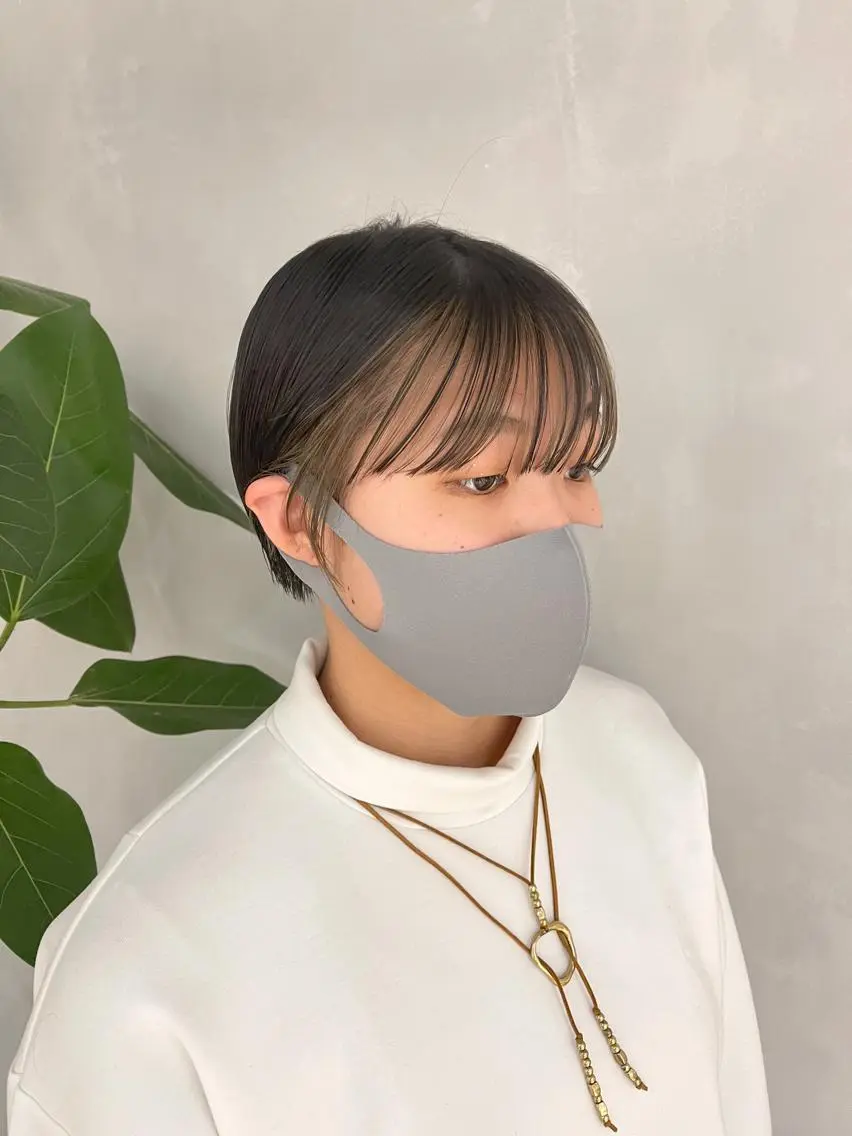 ショート カラー ショートヘア 川本 裕🌿のヘアスタイル