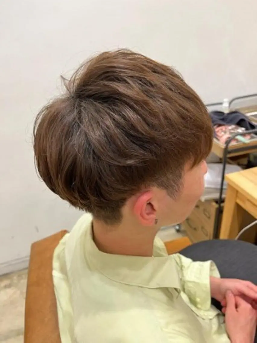 カラー カノエ亀岡 レッスンモデル募集のヘアスタイル