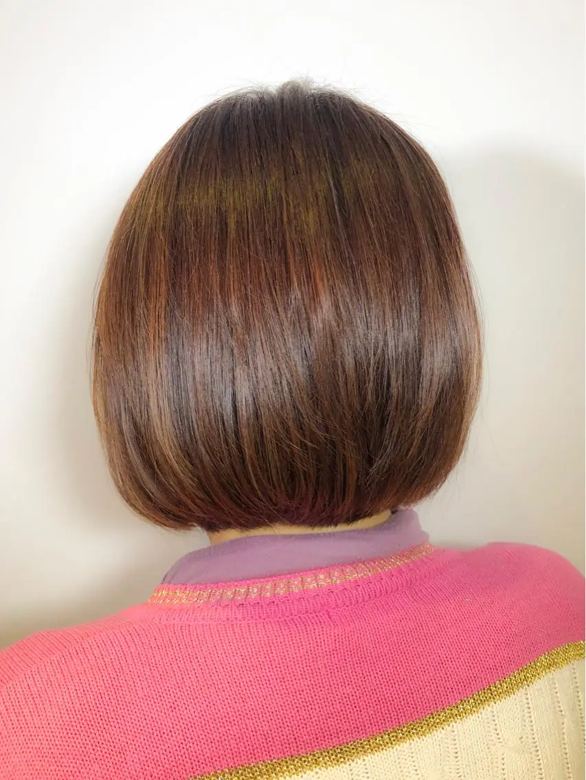 ミディアム 池田 寿子のヘアスタイル
