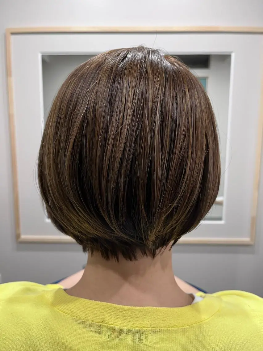 ショート カラー liL  hair サトウリョウタのヘアスタイル