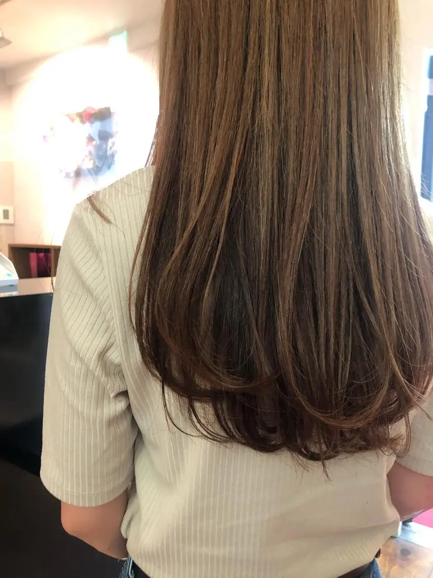 ロング レイヤーカット レイヤーカット🎀 kanaのヘアスタイル