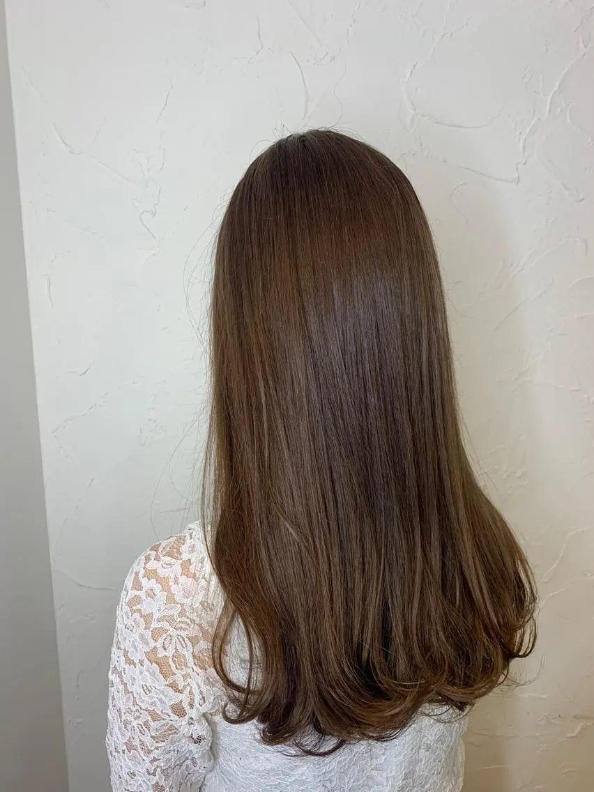 ロング カラー パーマ ヘアアレンジ メンズ ベージュカラー ブラウンカラー チョコレートブラウン ヘアカラー トリートメント 🟤TAP🟤 木曳野　金沢店のヘアスタイル