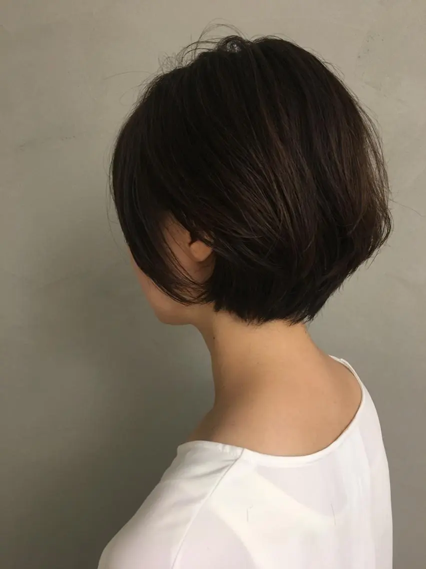 ショート カラー アディクシーカラー グレージュ 代表 土屋ヒロユキ ショートカットのヘアスタイル