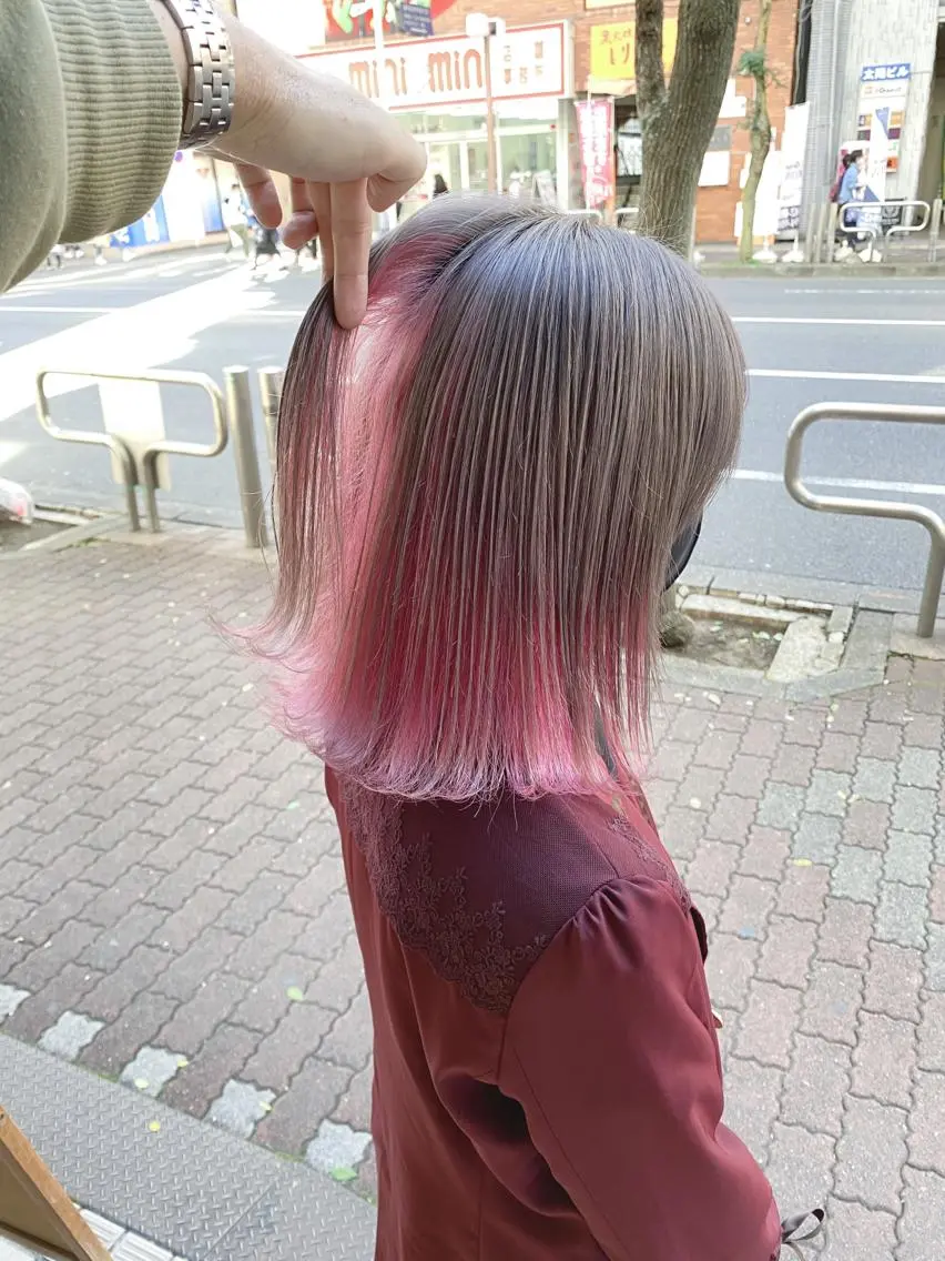 ミディアム カラー ✨髪質改善専門店✨ QOLU✨のヘアスタイル