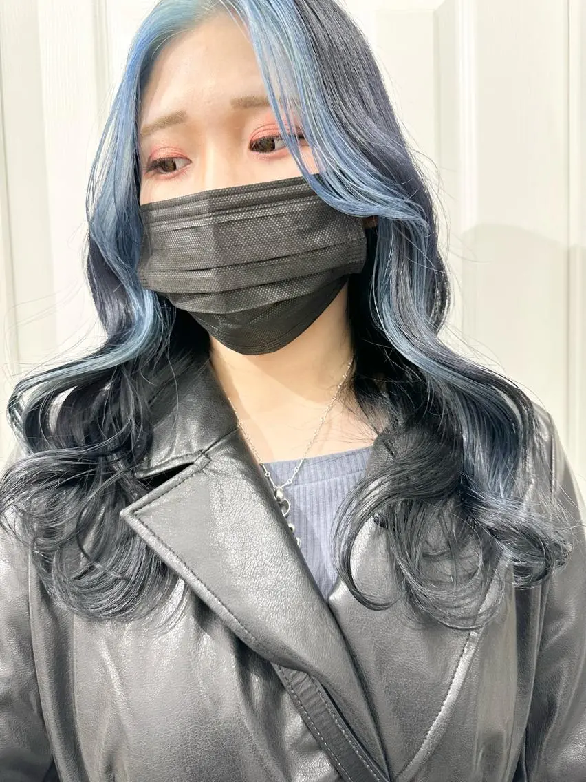 セミロング カラー ヘアカラー トリートメント ヘアセット kai .のヘアスタイル