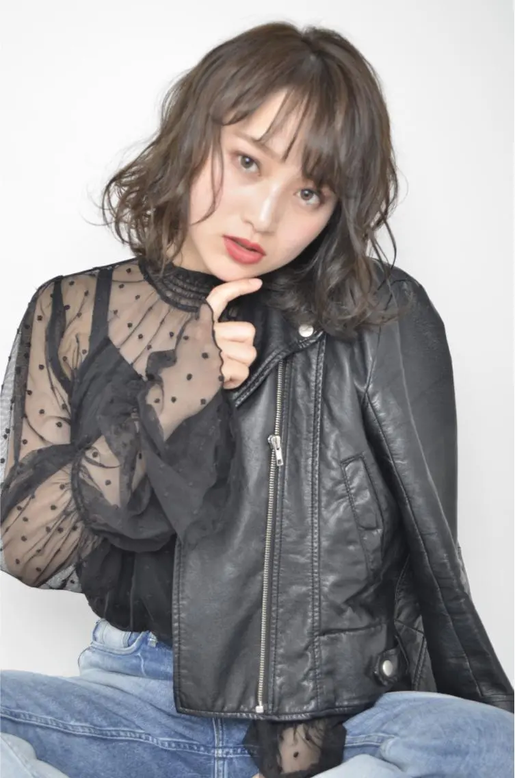 ミディアム 大阪福島韓国束感まつ げ Sayaka🤍のマツエク・マツパデザイン
