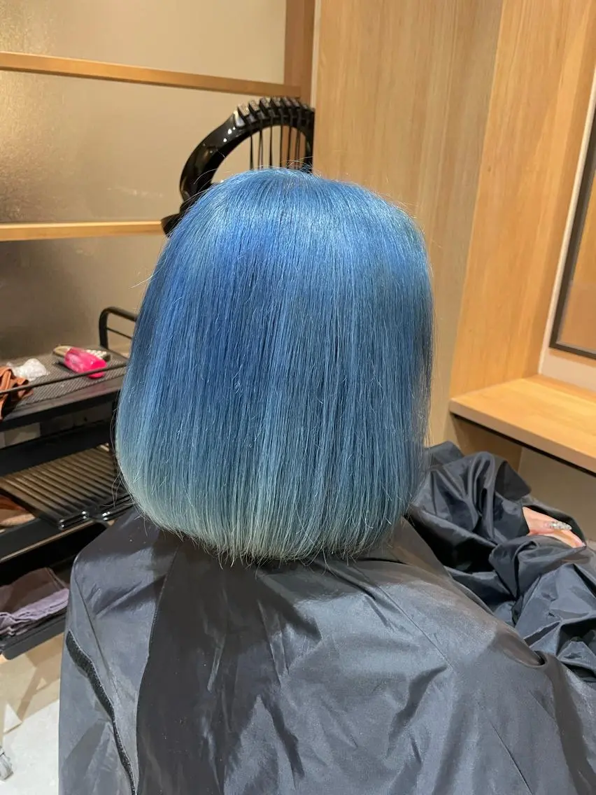 ミディアム ヘアカラー 中田 サヤカのヘアスタイル