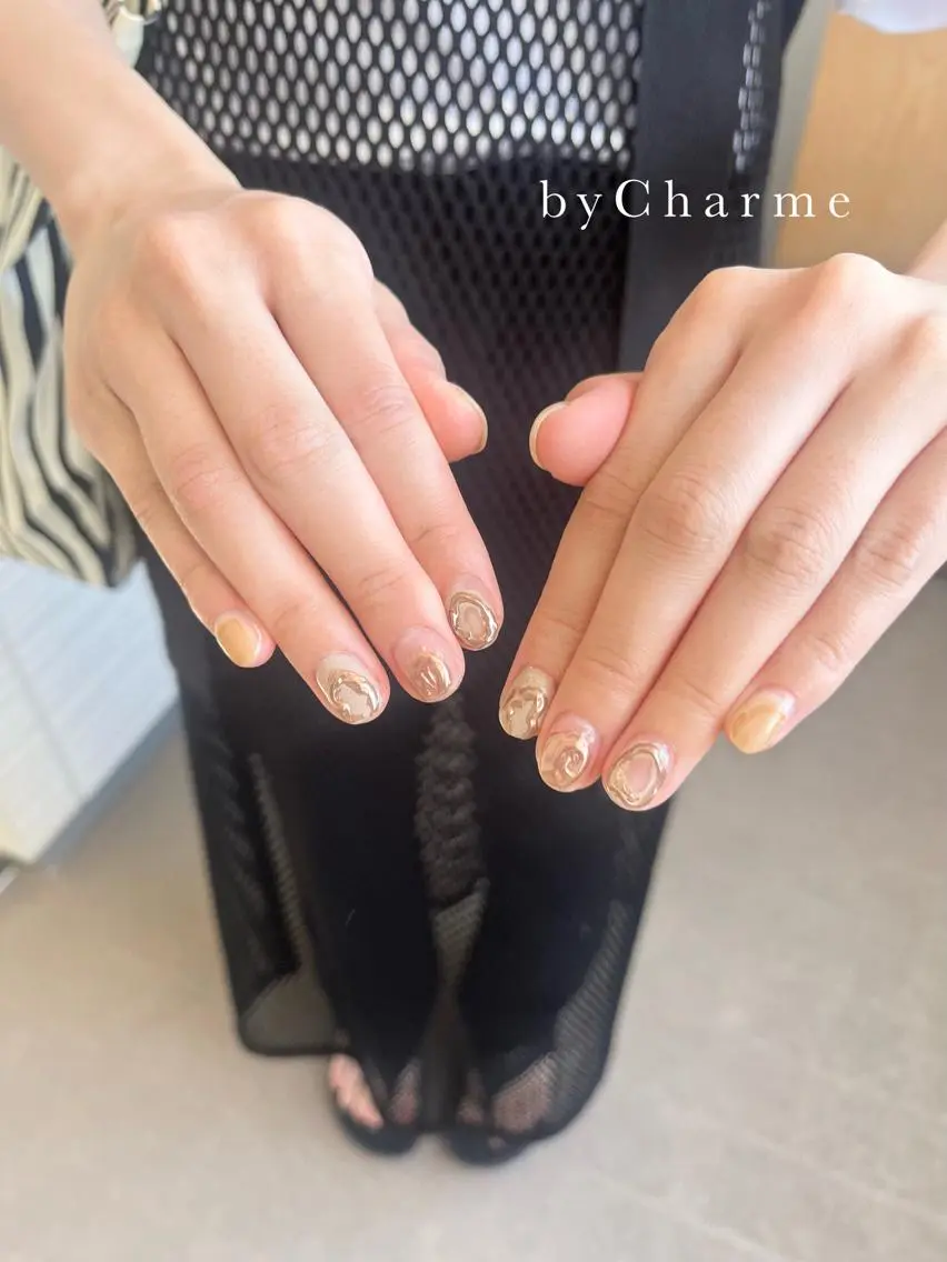 ネイル ニュアンスネイル Ray. Maayaのネイルデザイン