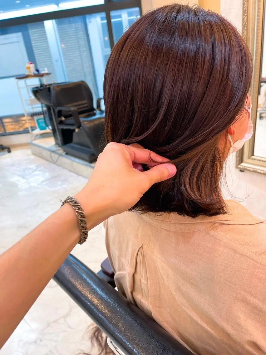 ミディアム カラー カット ヘアカラー トリートメント ☆毎月先着15名まで ☆シバタユートのヘアスタイル