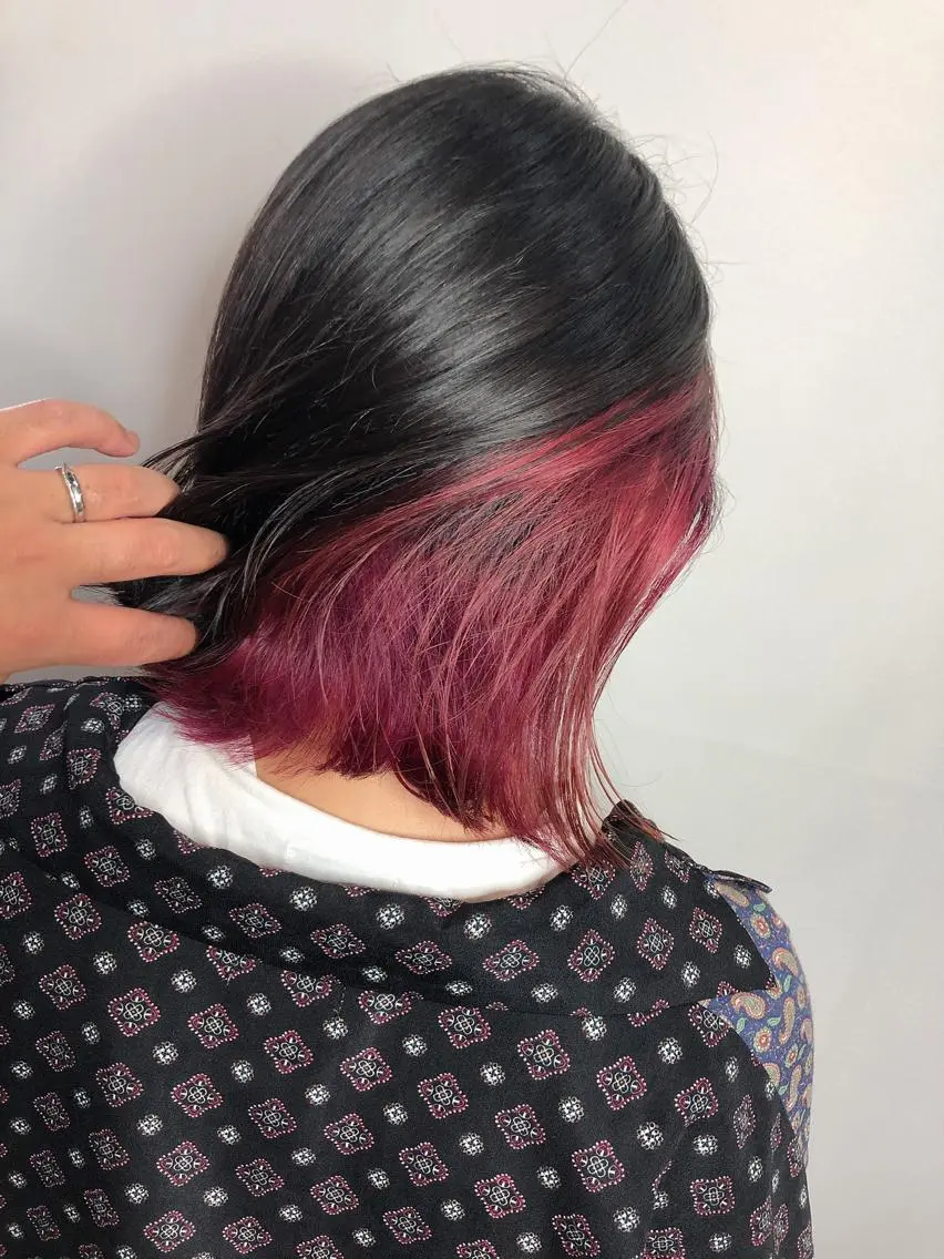 ショート カラー NINE+/代表 ブリーチ特化型サロンのヘアスタイル