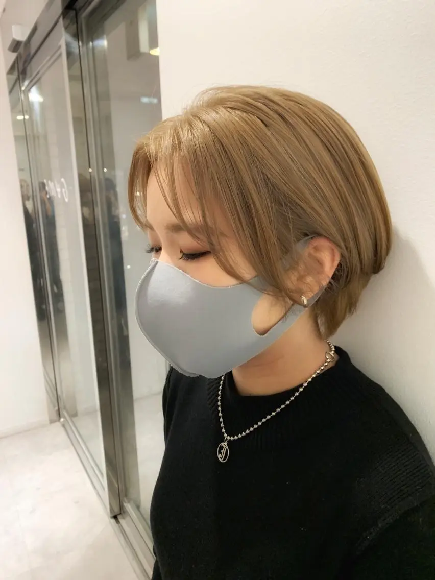 ショート カラー ヘアアレンジ 🍒暖色✖️レイヤー /Haruna🍒のヘアスタイル