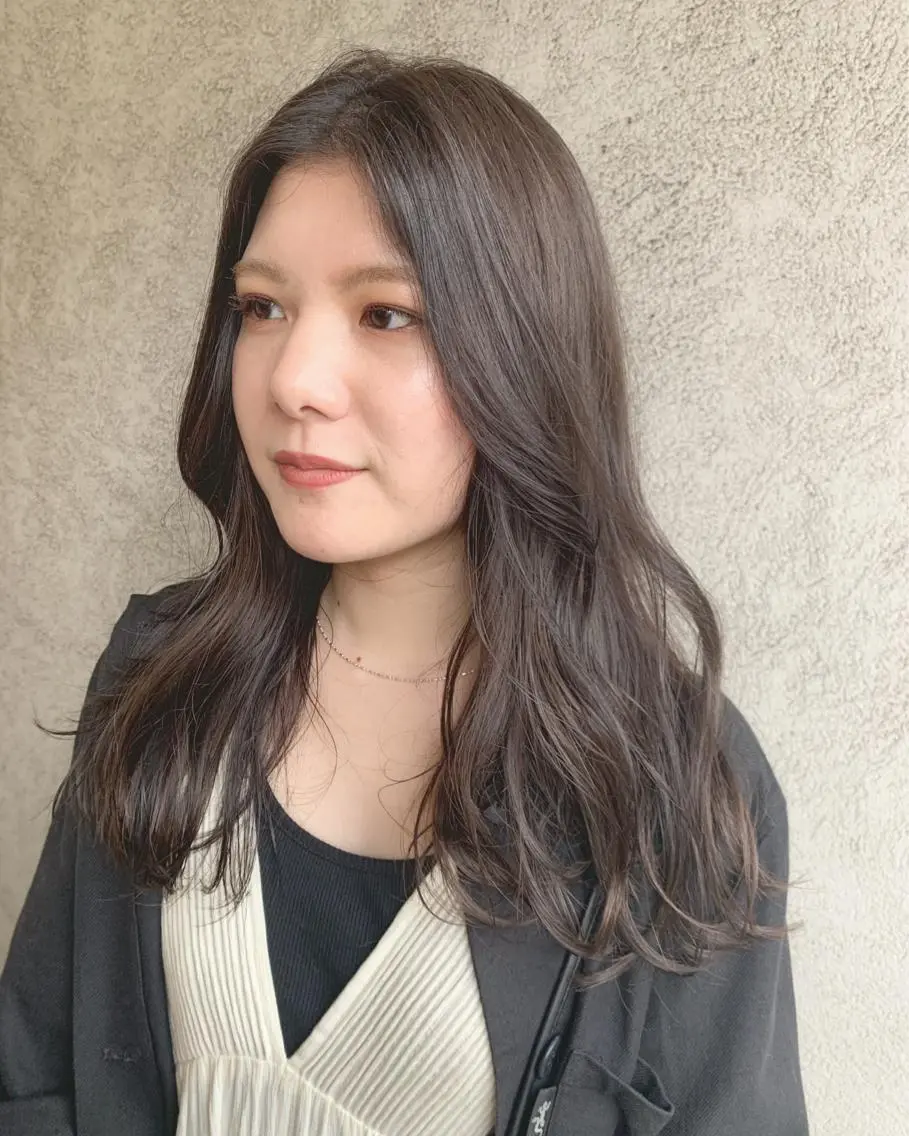 ロング カラー hubhair レイヤー/透明感のヘアスタイル