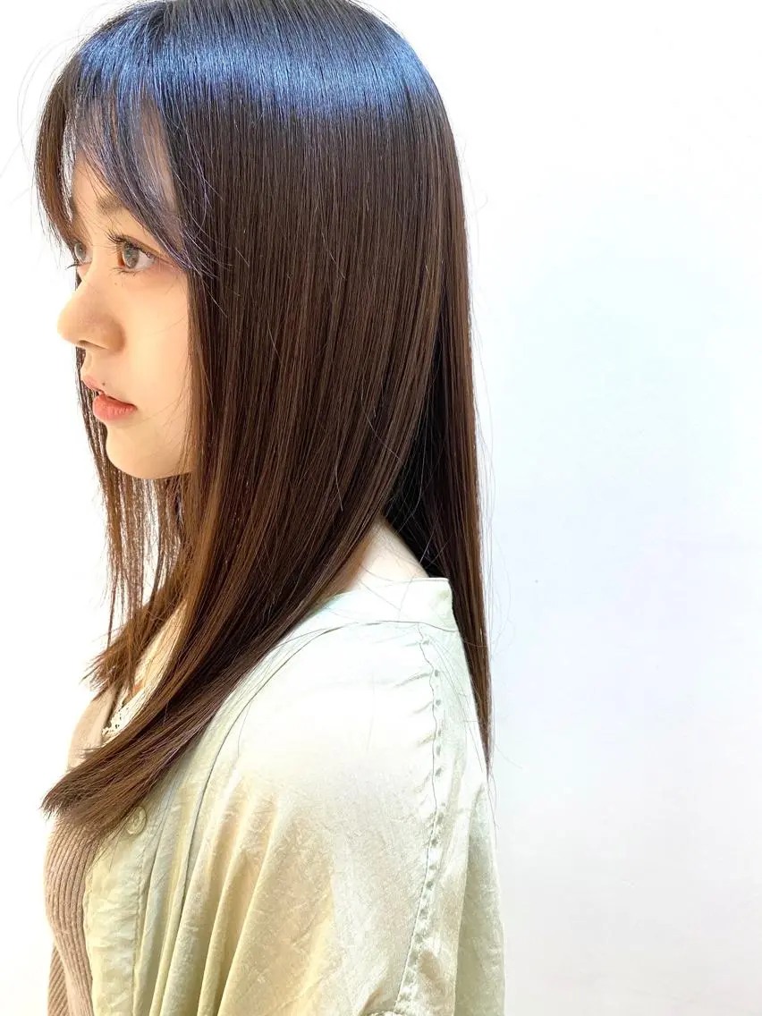 セミロング トリートメント 🌈髪質改善/縮毛矯 正特化🌈鈴木一寿のヘアスタイル