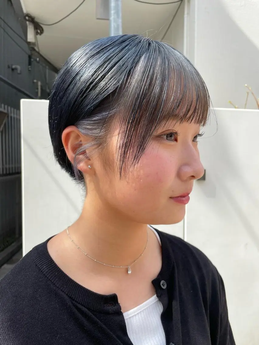 ショート 🪞透け感&韓国ヘア 🪞honokaのヘアスタイル