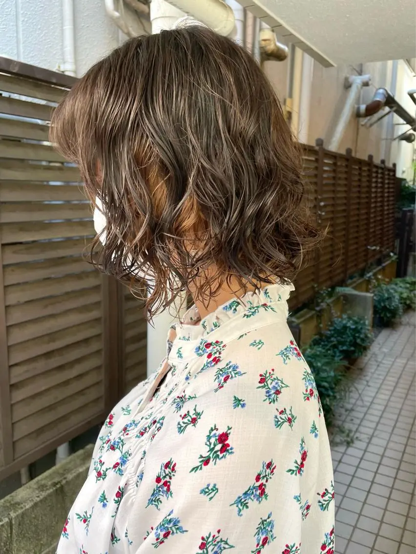 ショート パーマ 髪質改善 縮毛矯正/ レイヤー/銀座/本木のヘアスタイル