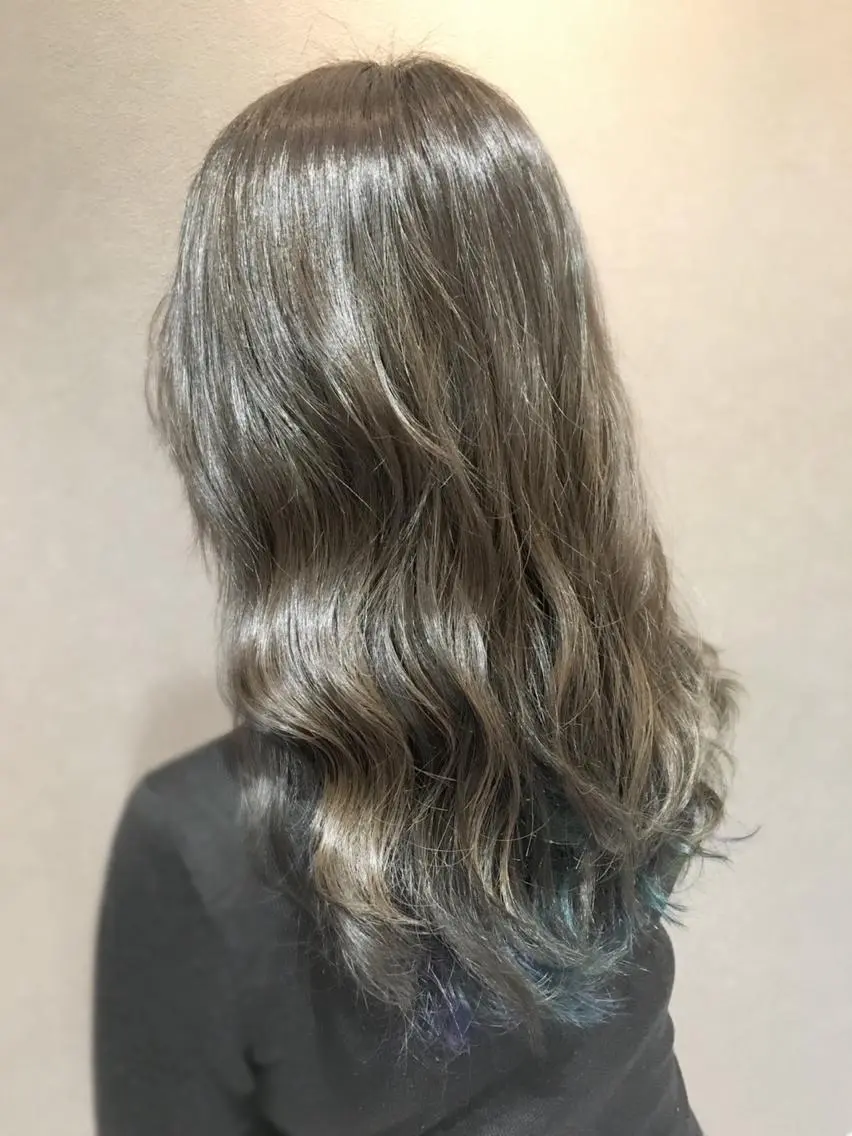セミロング カラー イメチェン☆丁寧接客 田中 優貴のヘアスタイル