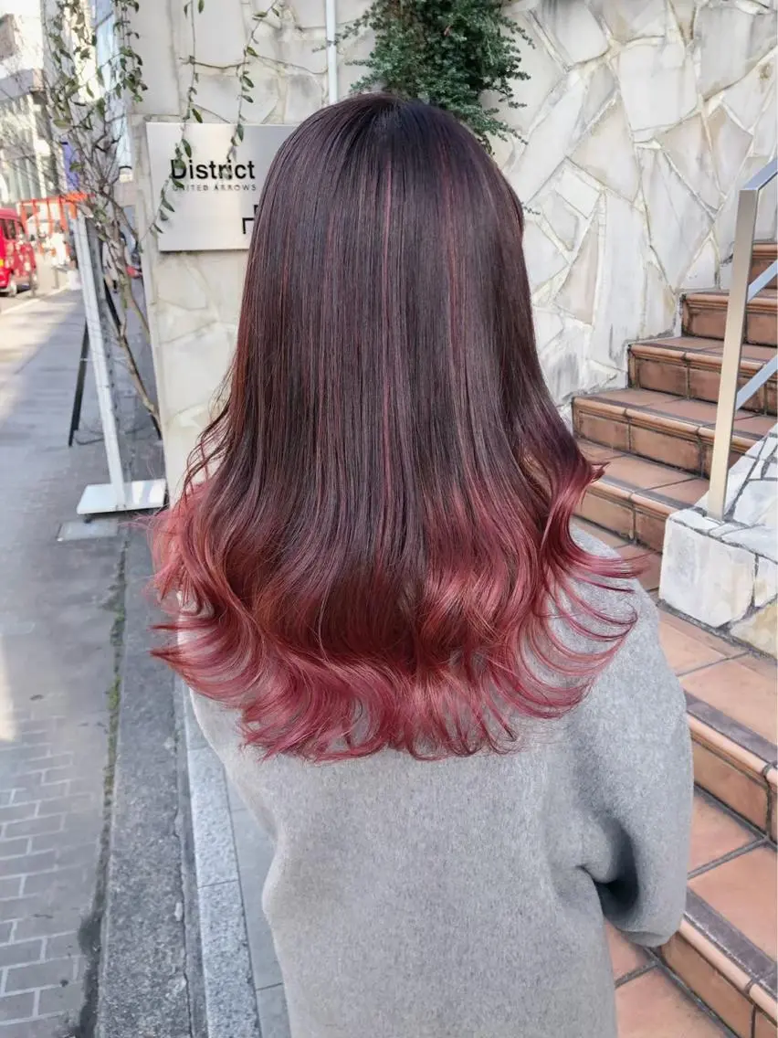 セミロング カラー ヘアカラー トリートメント ✨メンズ特化& ブリーチ特化Ryuのヘアスタイル