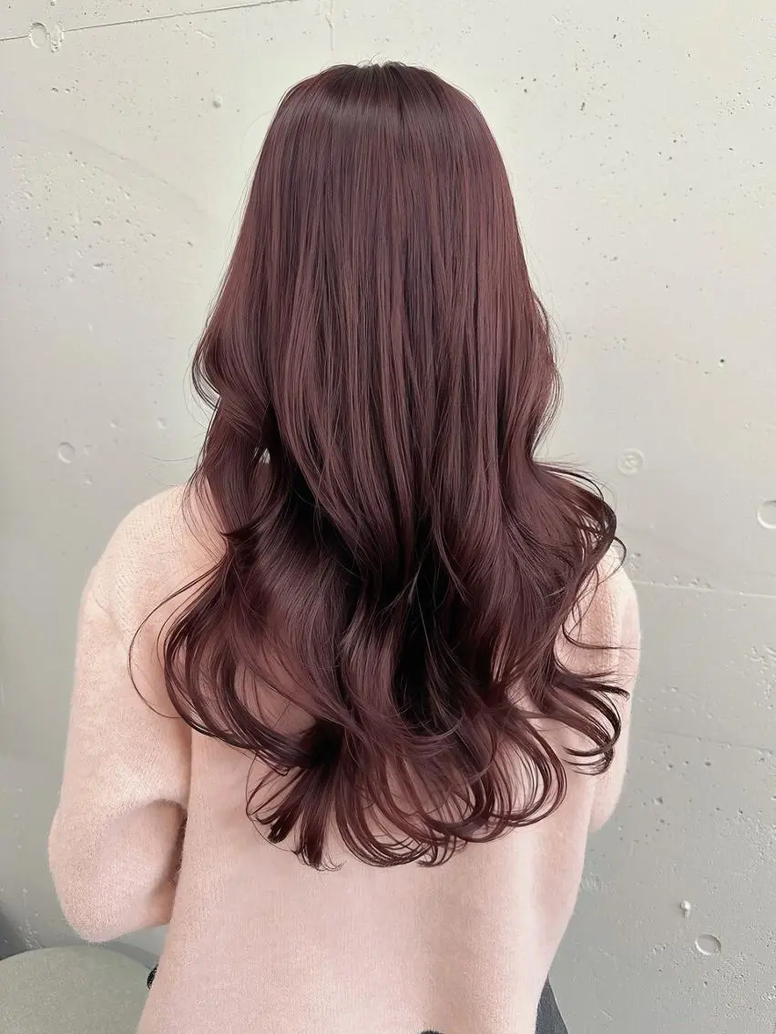 カラー セミロング ブリーチ ブラウンカラー ダブルカラー ピンクカラー ピンクブラウン 韓国ヘア♡🇰🇷 暖色♡透明感カラー✨のヘアスタイル