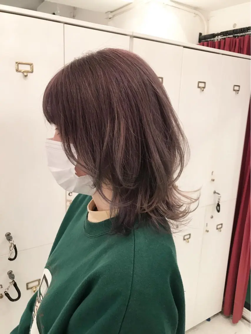 ミディアム カラー ご新規様限定 透明感カラーKANAのヘアスタイル