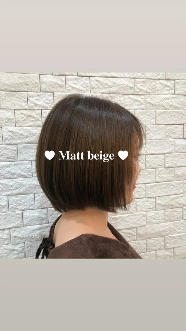 ショート カラー 松本 沙良のヘアスタイル