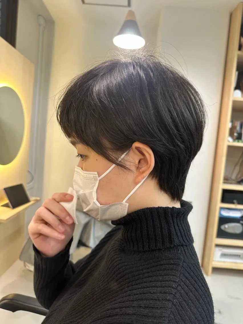 ショート 深見 真由のヘアスタイル