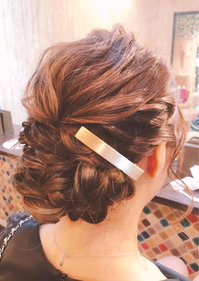 ヘアアレンジ ヘアセット CAnameのヘアスタイル
