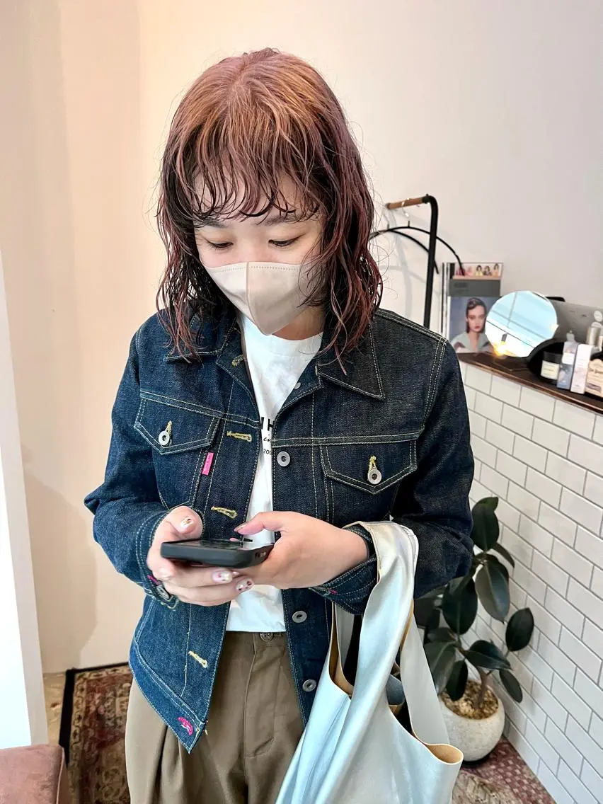 ミディアム カラー パーマ ミディアムパーマ ブリーチ mizuki ニュアンスパーマのその他イメージ