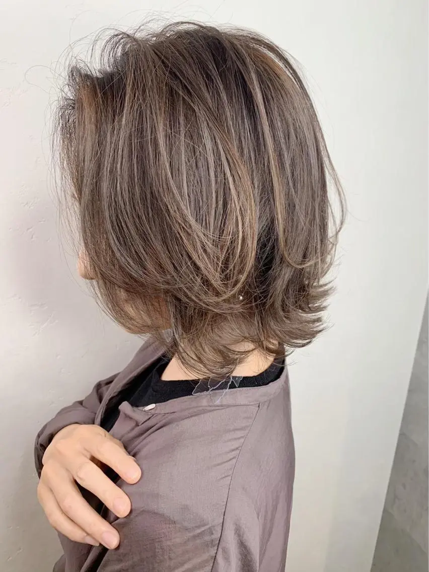 セミロング 🌈＿white 芦屋店🌈のヘアスタイル
