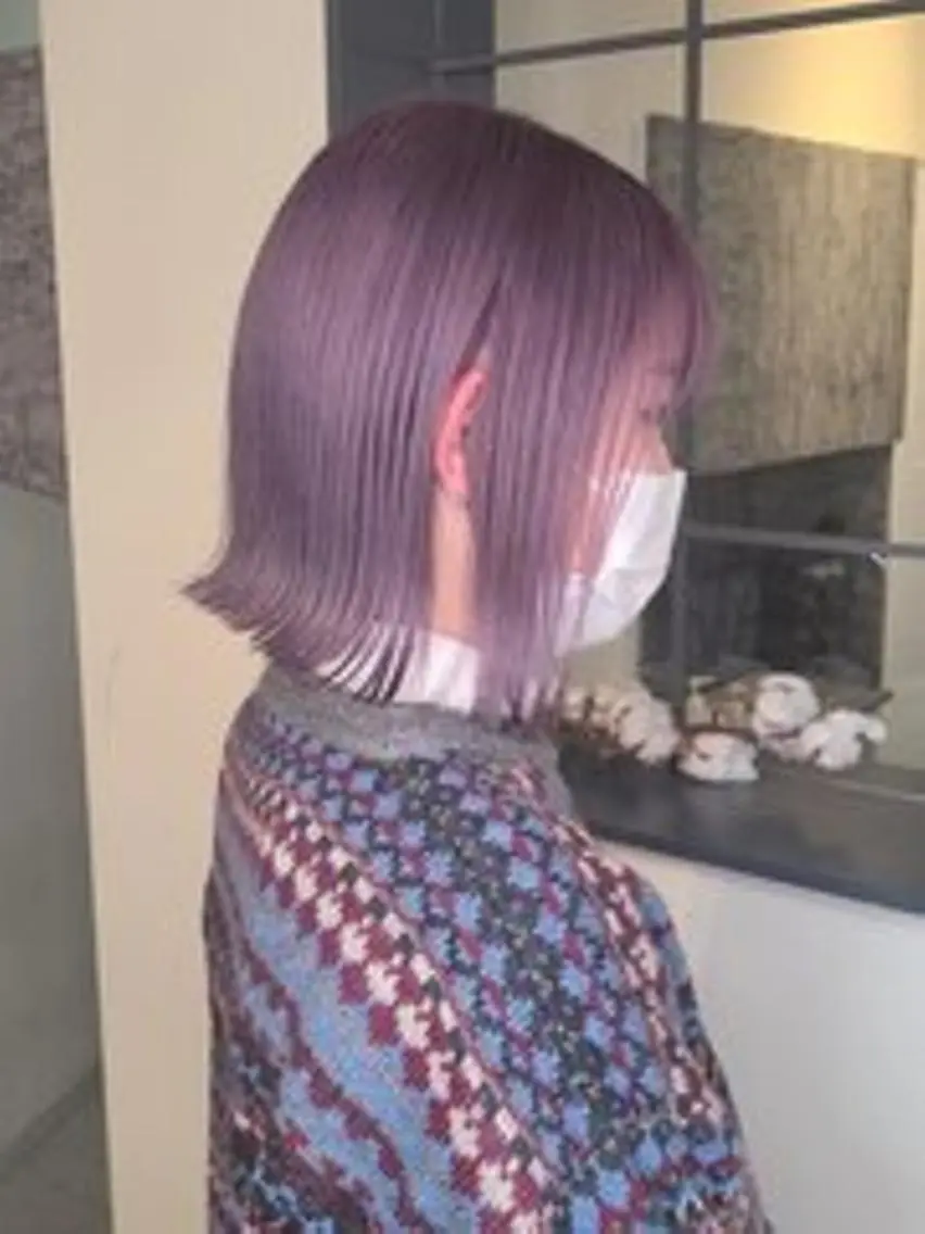 カラー ミディアム ブリーチ ケアブリーチ ダブルカラー ハイトーンカラー インナーカラー カット ヘアカラー トリートメント ❣️ハイトーン❣️ BLUE&Co.のヘアスタイル
