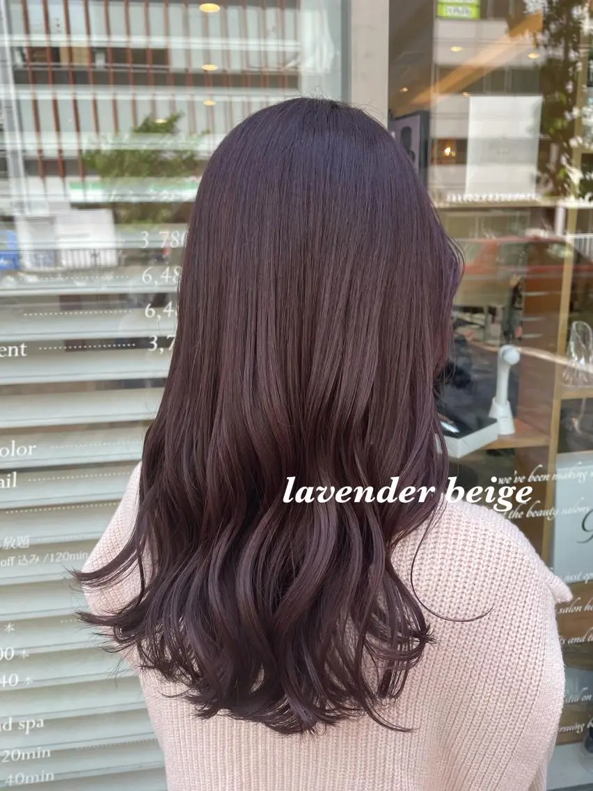 カラー ラベンダーカラー ヘアアレンジ 🌿あがりれいなのその他イメージ