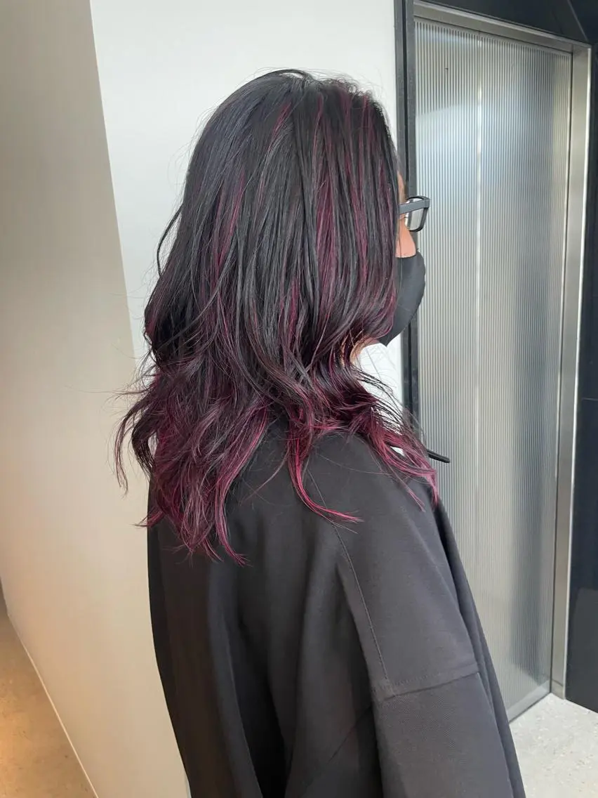 ロング カラー メンズ ヘアカラー 片山美穂 心斎橋・なんばのヘアスタイル