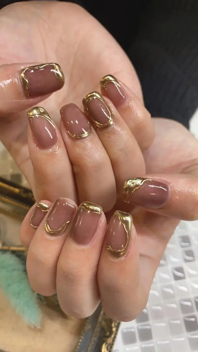 ネイル ミラーネイル nailist yuiのネイルデザイン