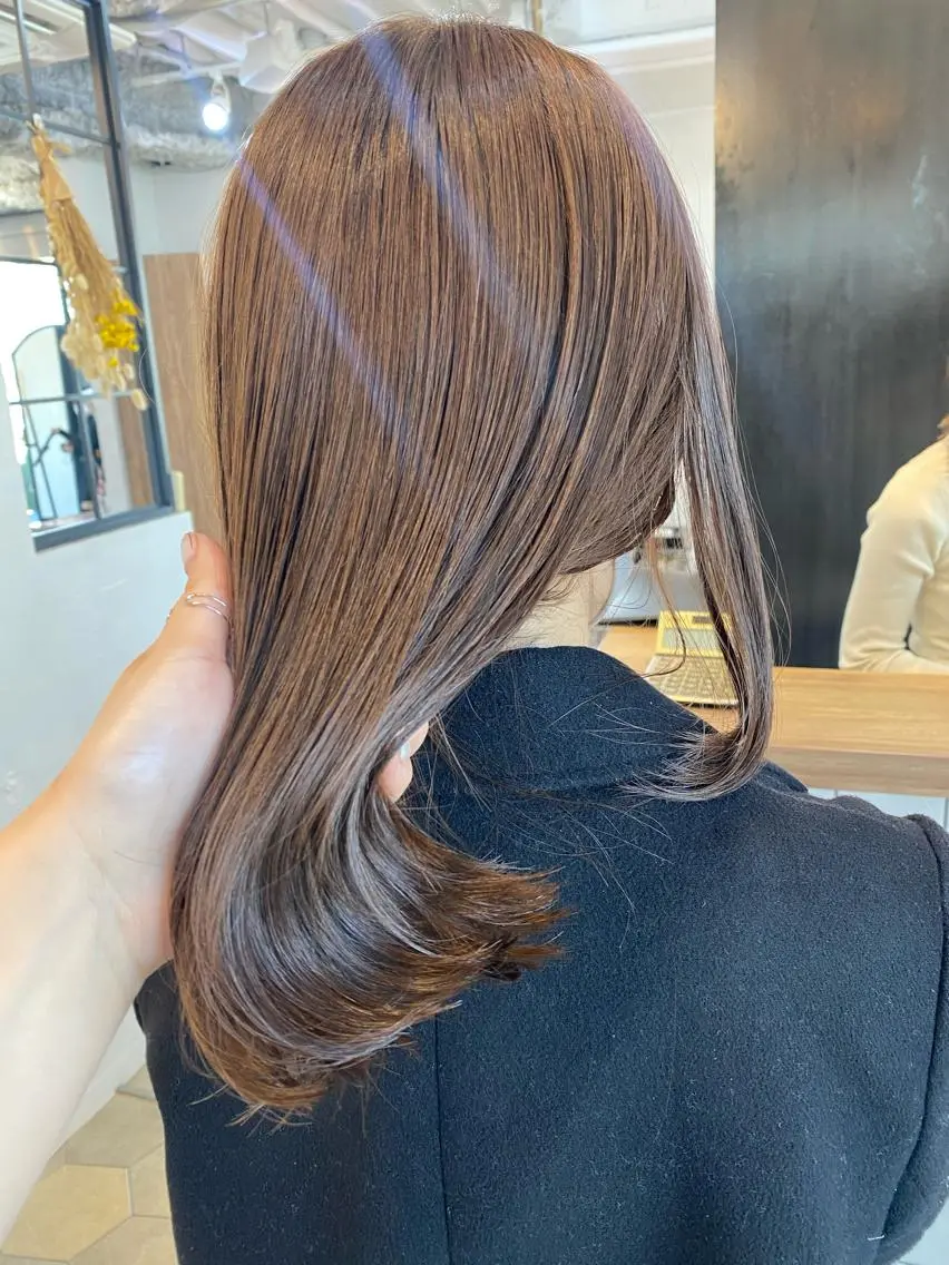ロング カラー 🥣 hashi 🛋️のヘアスタイル