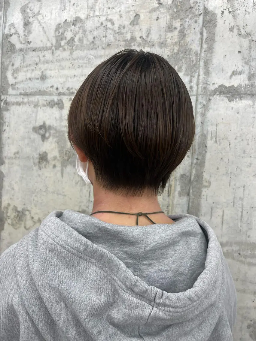 ショート ショートヘア 【ボブ/ハイトーン /ナチュラル】HIIのヘアスタイル