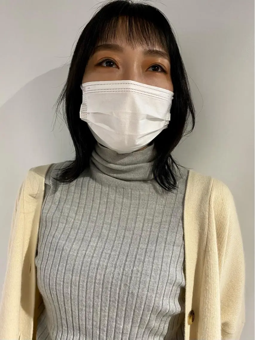 ミディアム カラー KOOKI スティードトーキョーのヘアスタイル